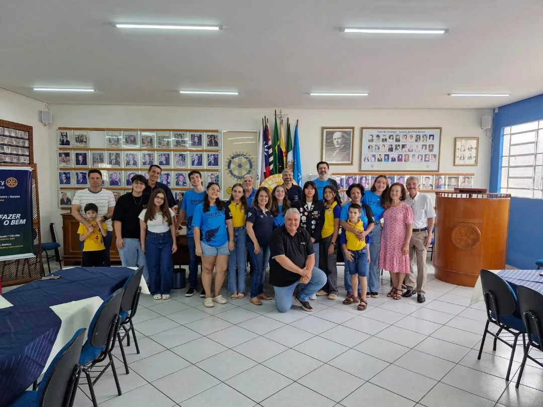 Governador do Distrito 4480, Lelo Maset, realiza visita oficial aos Rotary Clubs de Olímpia e Satélite Novas Gerações