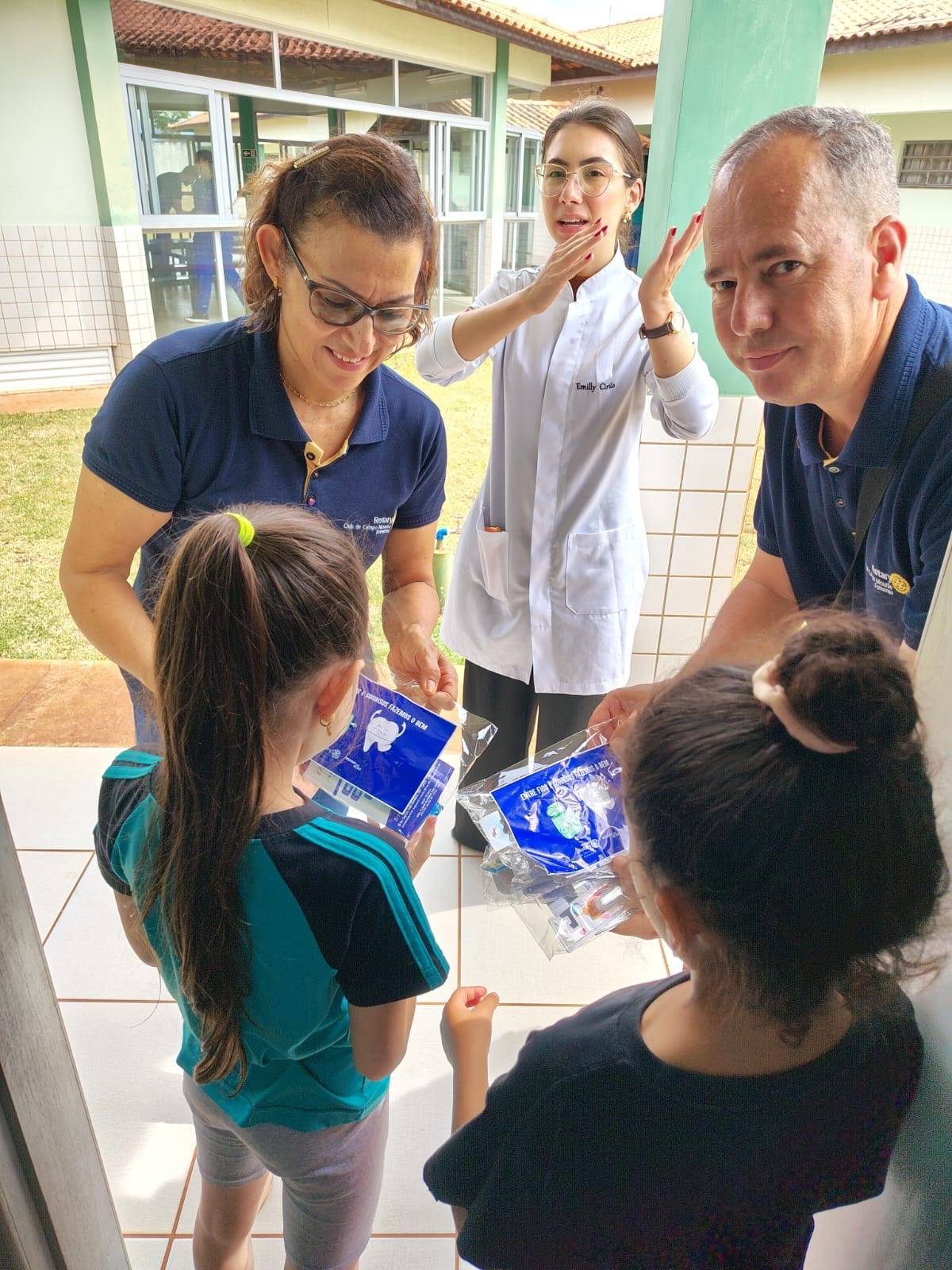 Entrega dos kits da Ação 