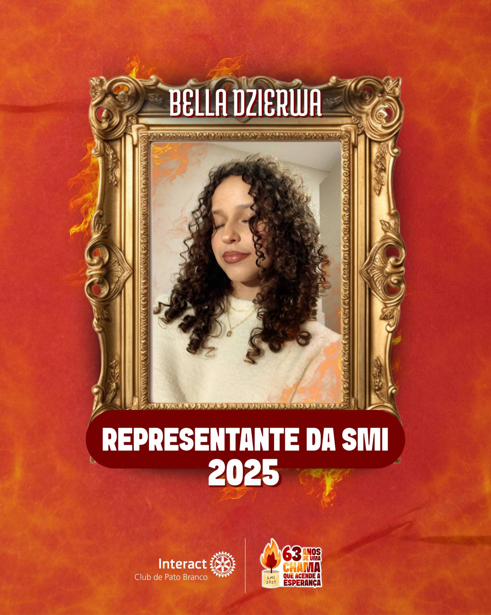 É com alegria que apresentamos Bella Dzierwa como representante do clube da Semana Mundial do Interact 2025.