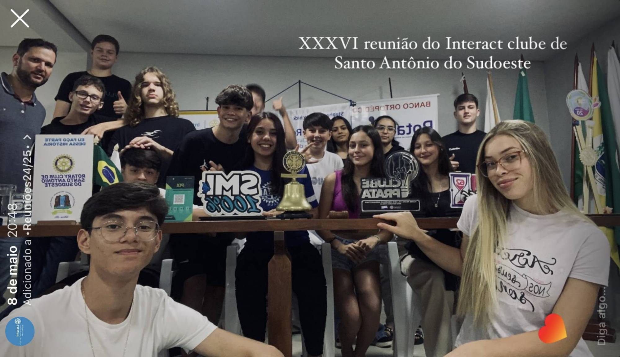 Foto da Reunião do dia 08 de Maio de 2025