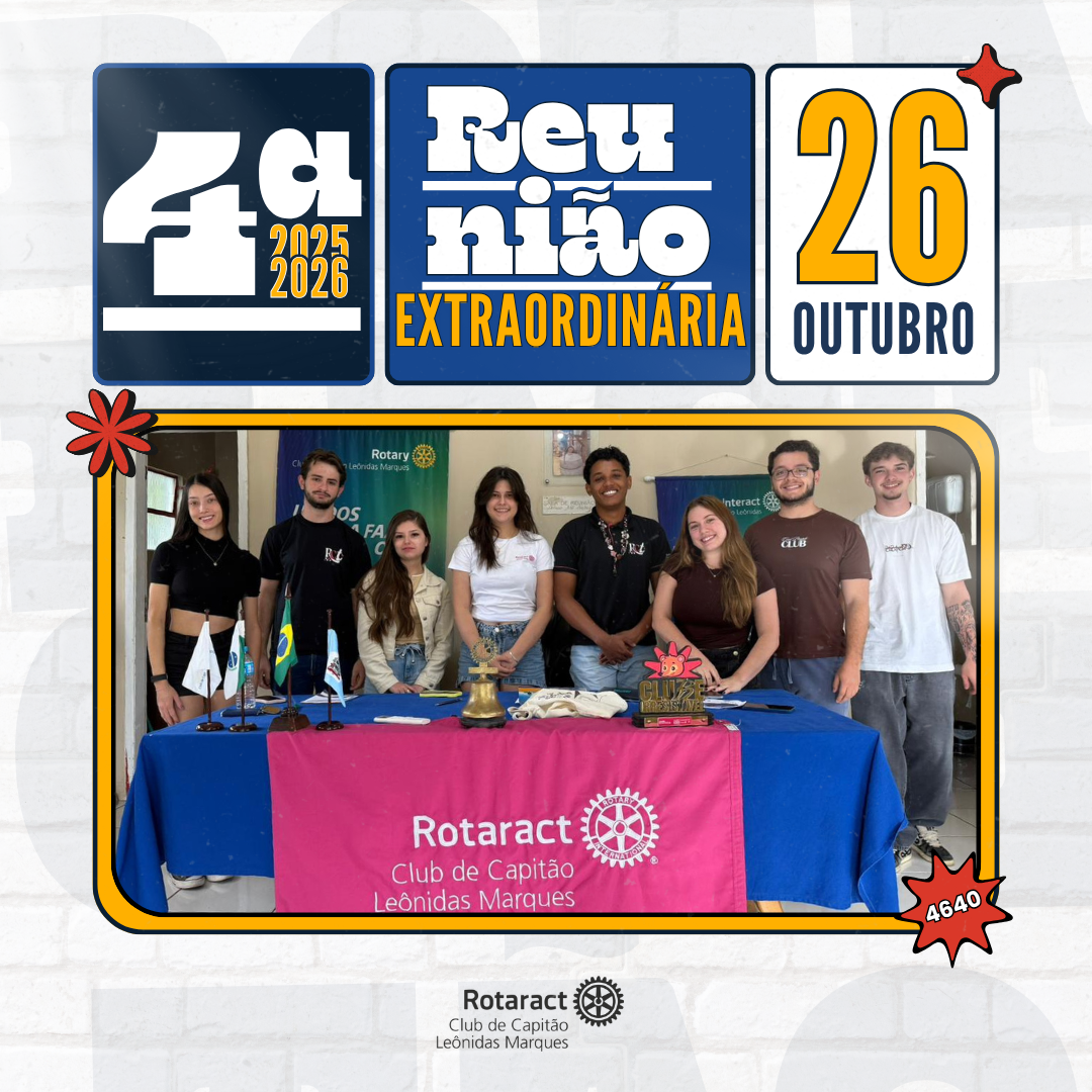 No domingo, dia 26, realizamos a nossa 4ª reunião extraordinária