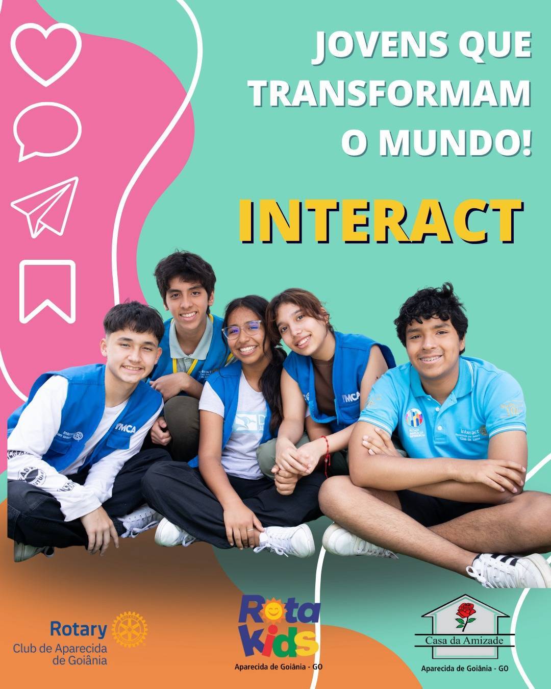 🤝 Mais do que um clube, o Interact é uma escola de vida.