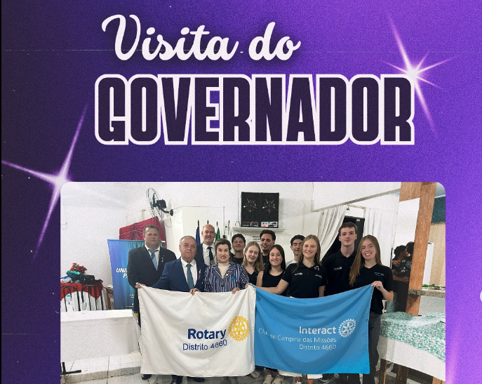 💙✨ No dia 15 de outubro, vivemos um momento muito especial,a visita do governador do Distrito 4660 ao nosso clube! ✨💙  Foi um dia marcado por muita inspiração, aprendizado e troca de experiências, que reforçou ainda mais o propósito que nos une: servir com amor, amizade e dedicação. 🌎💪  Receber o governador foi uma grande honra e também uma oportunidade de mostrar tudo o que temos construído com tanto esforço e carinho ao longo do ano. 💫  Agradecemos por cada palavra de incentivo, por todo o apoio e por nos lembrar que, juntos, podemos transformar o mundo…um projeto de cada vez! 💛  #paratodosverem 🔊 Essa publicação contém legenda alternativa, com a qual conseguimos promover a inclusão social. Para ter acesso basta você ativar as funções de acessibilidade no seu aparelho.
