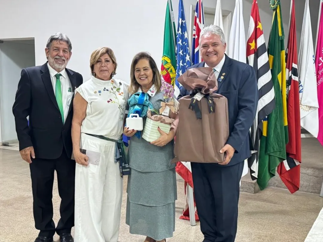 Rotary Club de São José do Rio Preto Norte recebe casal governador Lelo e Cláudia Maset em visita oficial