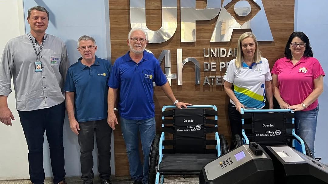 Rotary Club de Santa Fé do Sul realiza mais uma etapa do Programa Mobilidade para Todos