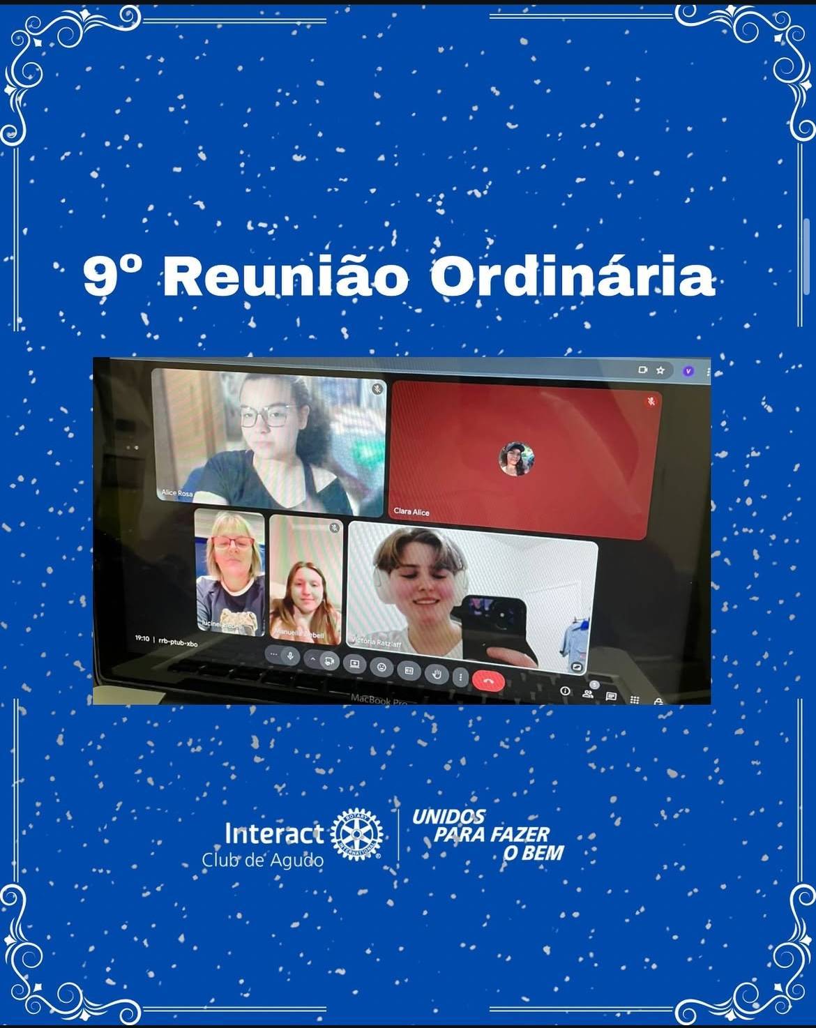 No dia 19 de outubro, o Interact Club de Agudo realizou sua 9ª Reunião Ordinária, na qual foram debatidos diversos assuntos de grande importância para o andamento das atividades do clube. Entre os temas abordados, destacaram-se a organização da SMI, a viagem do Integraract, e o planejamento para a entrega de ímãs informativos no próximo ano, contendo os números de emergência do SAMU, Bombeiros, Hospital e Brigada Militar, além de outros assuntos pertinentes às ações futuras do clube. A reunião demonstrou o comprometimento e a dedicação dos interactianos em promover o bem-estar e o engajamento da comunidade.  #paratodosverem : Este post possui legenda alternativa para promover a inclusão social, para acessar basta ativar as funções acessibilidade em seu celular.  #interactbrasil #distrito4660 #reuniãoordinária
