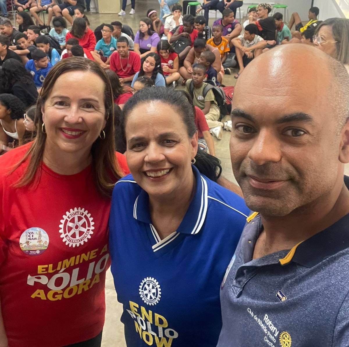 Presidentes Carla, Raquel e Ricardo