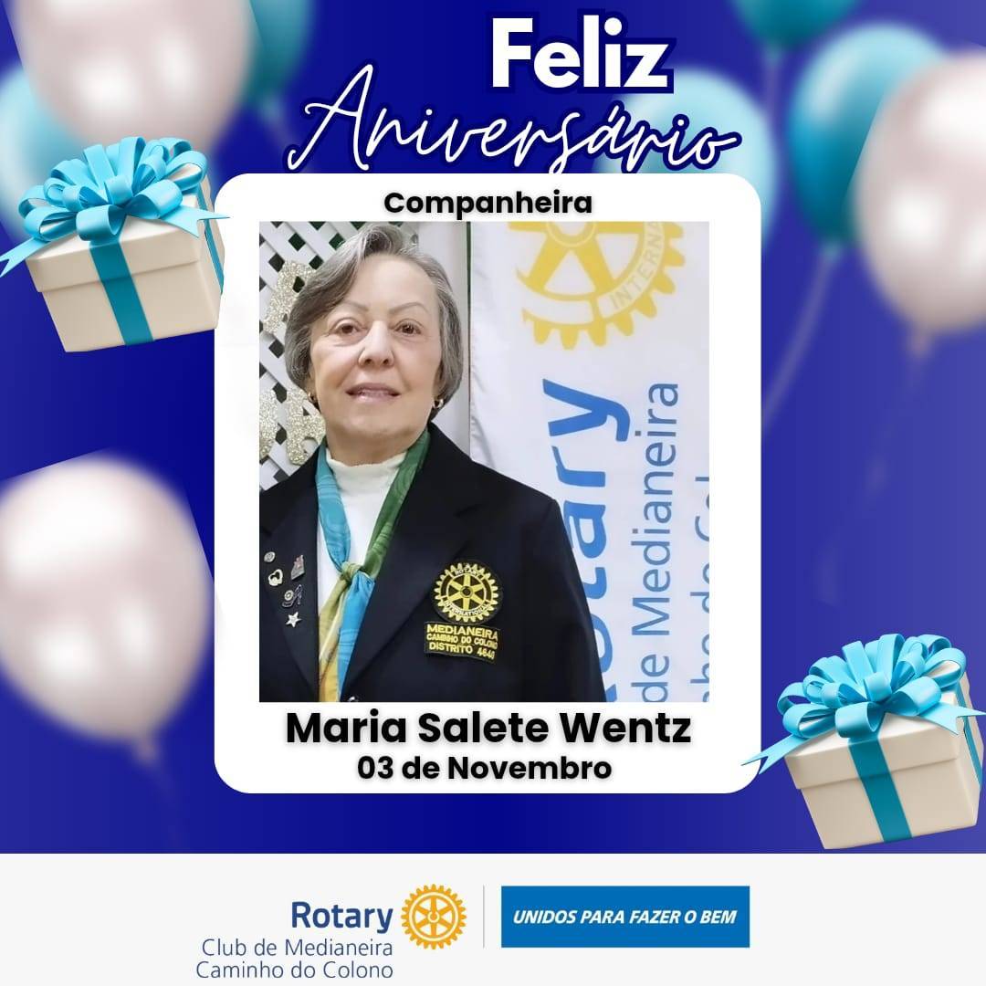 Aniversário Companheira Maria Salete Wentz