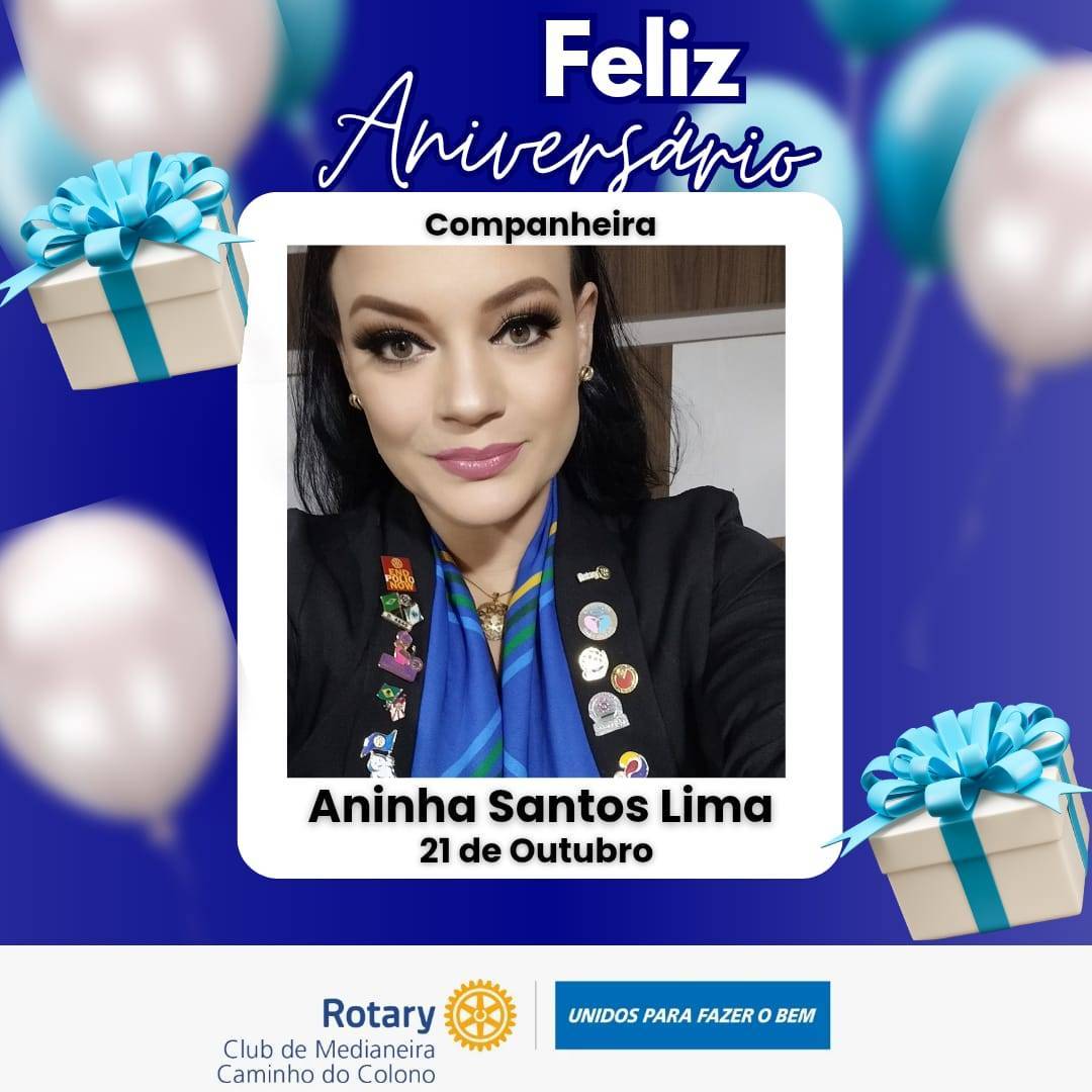 Aniversário Companheira Imagem Pública Aninha Santos Lima