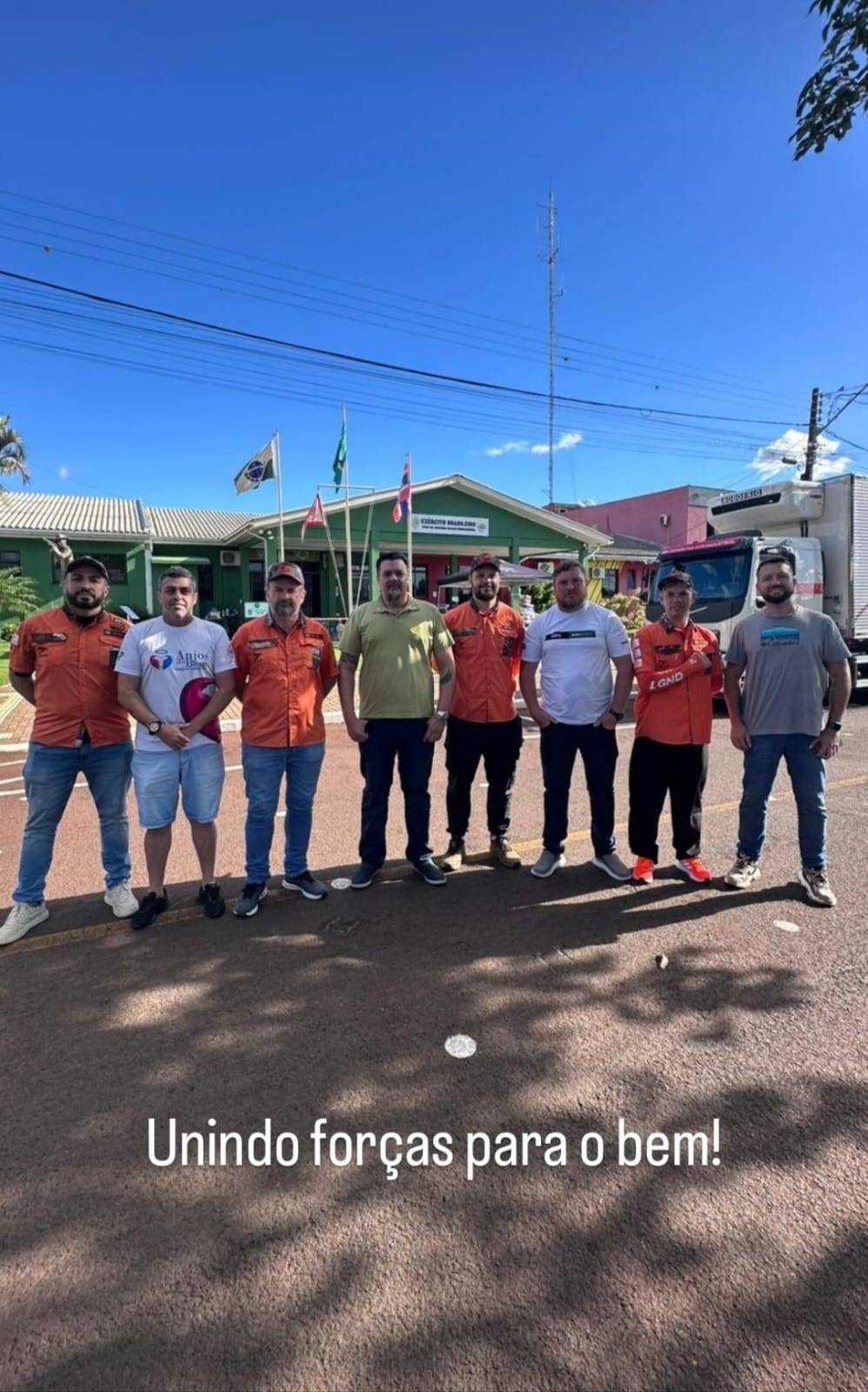  Rotary Club de Medianeira Caminho do Colono participou na arrecadação e organização donativos para Rio Bonito do Iguaçu.