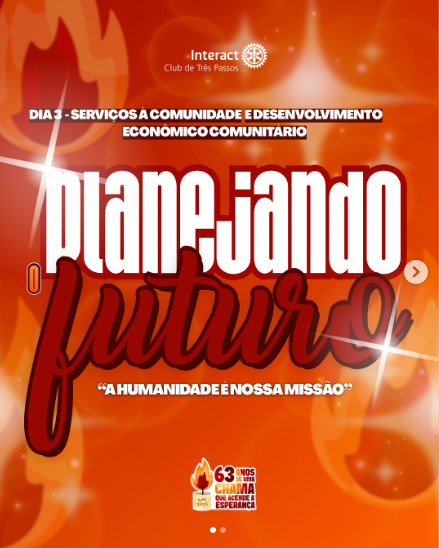 3º dia da SMI – Planejando o Futuro 🧡  Hoje, no 3º dia de SMI, tivemos uma palestra super especial com as companheiras da Sicredi, que nos proporcionaram uma reflexão importante sobre economia, planejamento financeiro e o valor dos nossos sonhos.  Durante a atividade, realizamos uma mini dinâmica em grupo, onde cada equipe recebeu um cartão com perguntas sobre dinheiro — como “Quanto custa o seu sonho?” — e, em poucos minutos, elaborou uma explicação e apresentou suas ideias!!  Agradecemos à Sicredi pela parceria e por nos ajudar a compreender a importância de planejar o futuro com consciência e responsabilidade! 🔥  Com carinho, Interact Club de Três Passos!!❤️  #paratodosverem : Esse post possui legenda alternativa para promover a inclusão social, para acessá-la basta ativar as funções de acessibilidade em seu celular.  #SMI2025 #PlanejandoOFuturo #Sicredi #Interact #EducaçãoFinanceira #JovensQueFazemADiferença