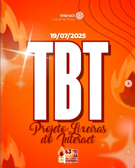 TBT Lixeiras do Interact 🧡  O projeto “Lixeiras do Interact” nasceu da observação do acúmulo de lixo no local onde está situada a sede do Rotary Club de Três Passos, no Parque de Exposições Egon Júlio Goelzer (FEICAP).  A iniciativa busca incentivar o descarte correto do lixo e promover a preservação ambiental por meio da transformação de galões de óleo doados pela Prefeitura em lixeiras sustentáveis, reforçando o compromisso do Interact com um ambiente mais limpo e com a comunidade.  Com carinho, Interact Club de Três Passos!! 💚  #paratodosverem: este post possui legenda alternativa para promover a inclusão social. Para ativá-la, basta ajustar as configurações de acessibilidade no seu celular.  #LixeirasDoInteract #SustentabilidadeEmAção #InteractTresPassos #MeioAmbiente #JuventudeQueTransforma #PreservarÉCuidar