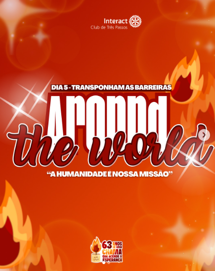 Talk Around The world 🧡  No quinto dia da Semana Mundial do Interact, com o tema “Transponham Barreiras”, o Interact Club de Três Passos escolheu a área de Internacionais para realizar seu projeto. Tivemos uma conversa via Meet com a interactiana e intercambista Laura Engster, associada ao Interact Club de Três de Maio.  Durante a conversa, Laura compartilhou como foi o processo de inscrição no intercâmbio, contou sobre sua vivência em outro país e trouxe diversas curiosidades sobre essa experiência transformadora.  Com carinho, Interact Club de Três Passos!! 🔥  #paratodosverem: este post possui legenda alternativa para promover a inclusão social. Para ativá-la, basta ajustar as configurações de acessibilidade no seu celular.  #SemanaMundialDoInteract #TransponhamBarreiras #InteractTresPassos #ConexõesSemFronteiras #JuventudeEmAção