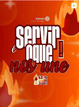 Servir e o que nos une ❤️  Hoje encerramos a Semana Mundial do Interact (SMI), uma data muito especial para todos os interactianos! Durante essa semana, pudemos celebrar o impacto do nosso movimento, relembrar projetos marcantes e refletir sobre o poder que temos de transformar o mundo através do serviço.  Para marcar o encerramento, nossa Embaixadora da SMI, Luiza Garmatz, e a Diretora de Imagem Pública, Lívia Silva, gravaram um vídeo especial! A Luiza contou como foi a experiência de representar essa semana tão significativa, enquanto a Lívia explicou o motivo por trás dos nossos TBTs, que relembraram momentos importantes da nossa trajetória!!🧡  Uma forma linda de finalizar essa semana reforçando o propósito que nos move todos os dias: servir e transformar!  Com carinho, Interact Club de Três Passos ❤️🔥  #paratodosverem : Este post possui legenda alternativa para promover a inclusão social. Para acessá-la, basta ativar as configurações de acessibilidade no seu dispositivo.  #SemanaMundialInteract #UltimoDiaSMI #InteractTresPassos #ImagemPublica #SMI2025 #OrgulhoDeSerInteractiano #ServirParaTransformarVidas #TBTInteract
