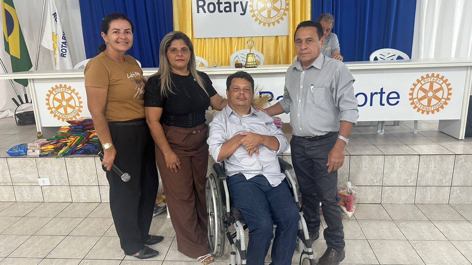 O primeiro cadeirante a fazer parte do Rotary na cidade de Patos-PB