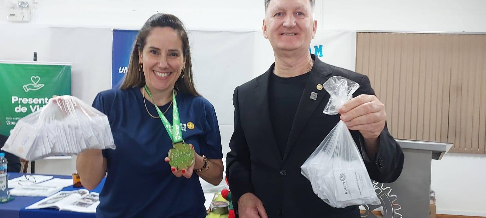 Recebimento das sementes