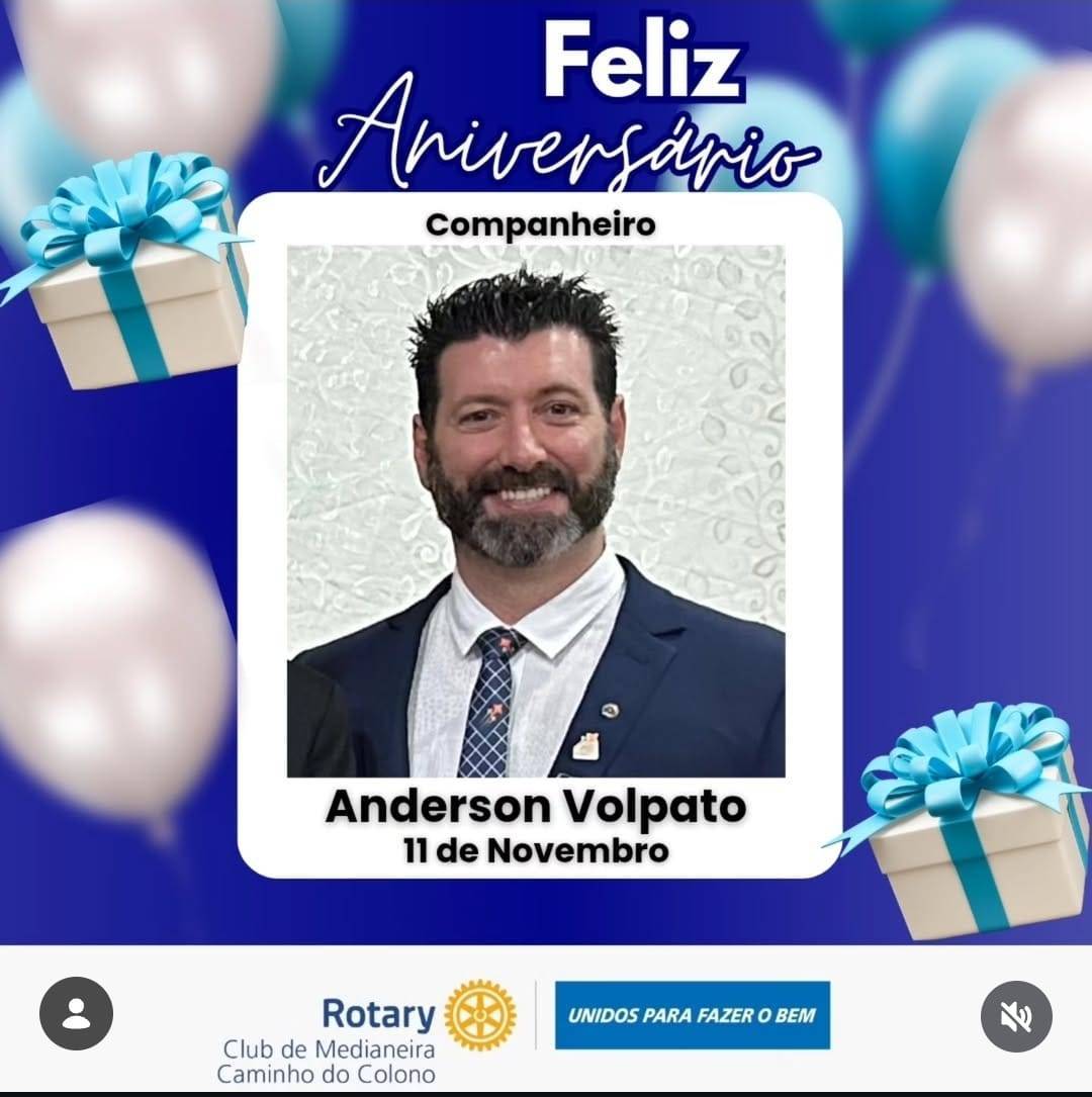 Aniversário Companheiro Anderson Volpato