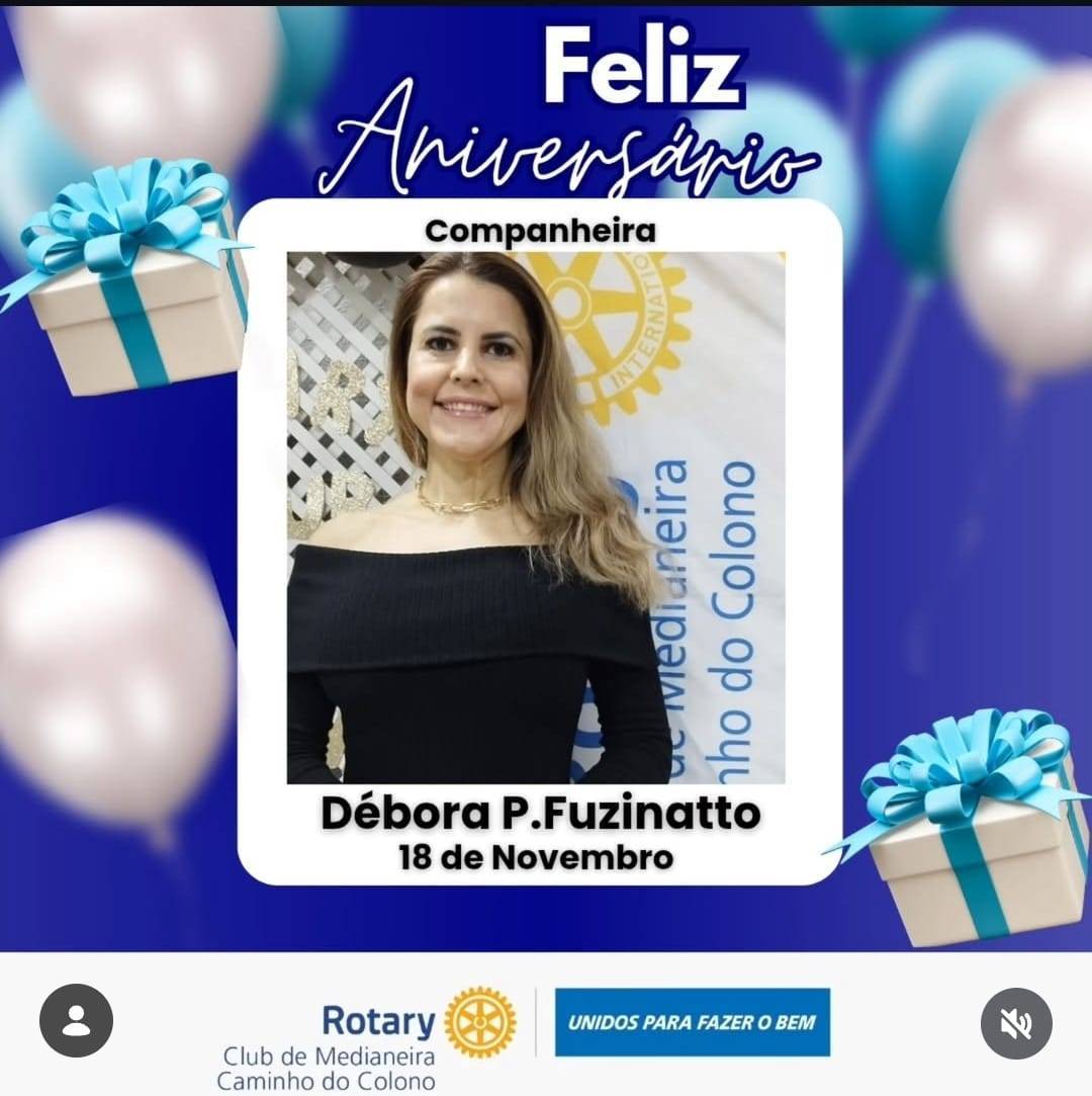Aniversário Companheira Debora P. Fuzinatto