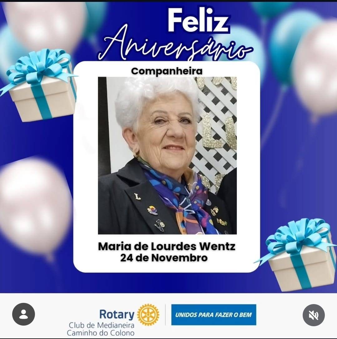 Aniversário Companheira Maria de Lourdes Wentz