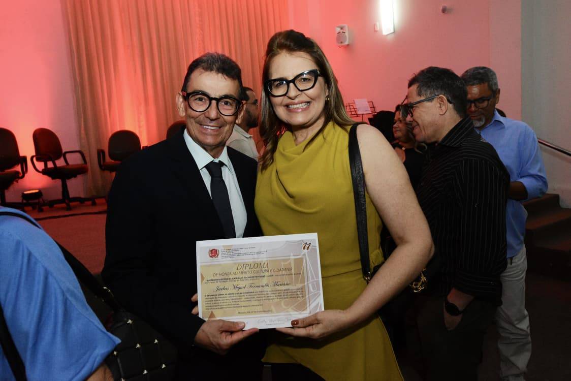 Sessão de Homenagens de membro do Rotary Club de Mossoró na Academia de Ciências Jurídicas e Sociais de Mossoró - ACJUS