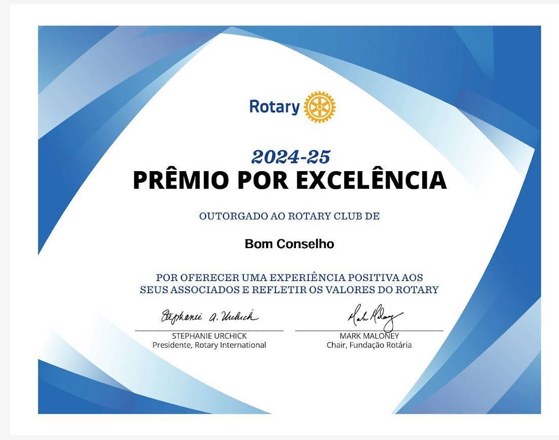 Certificado de Excelencia