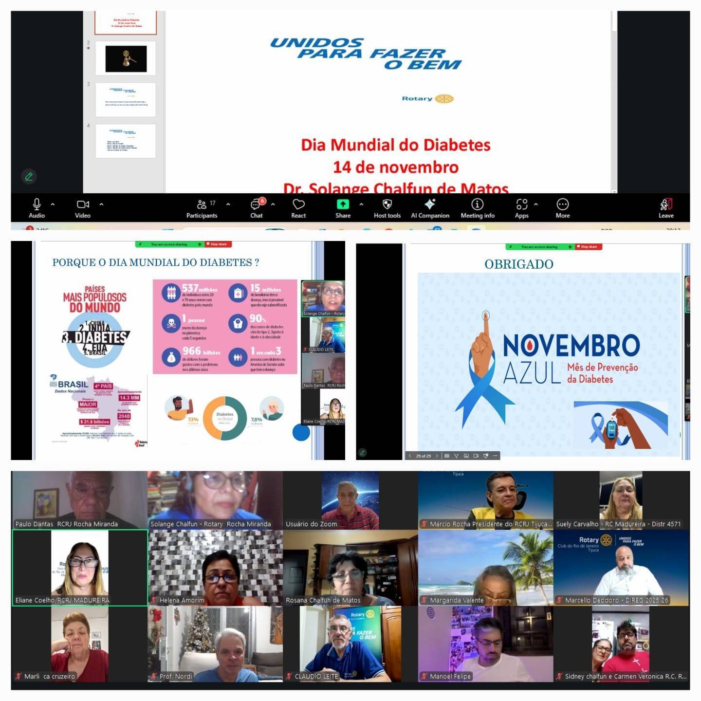 Palestra Dia Mundial do Diabetes 