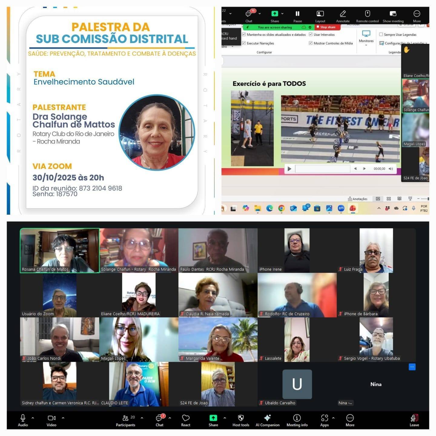  Palestra Envelhecimento Saudável