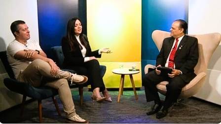 Jefferson Zandonadi e Thais Moura, ambos do Rotary Club de Marília-Tradição, participam do Programa Humanidade em Ação