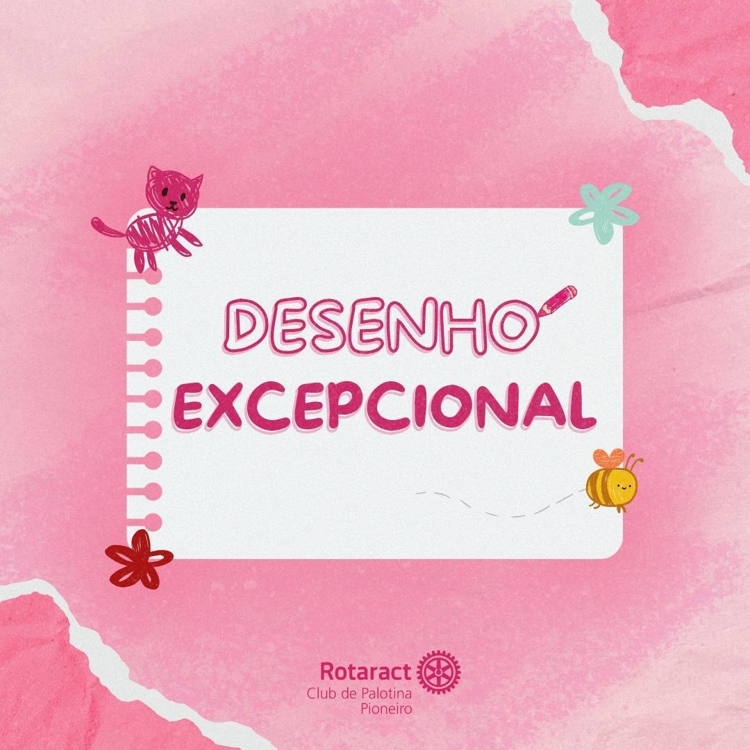 🎨 Mais uma edição do nosso projeto Desenho Excepcional!✨  Todos os anos, o nosso clube escolhe um tema especial e, em parceria com a APAE, realizamos um concurso de desenhos. Cada participante coloca a criatividade no papel de acordo com o tema 💛  Cada artista recebe uma medalha 🥇 e o vencedor do concurso recebe um kit de pintura 🎨, porque acreditamos que todo mundo que cria é artista e merece ser celebrado! 🌟  #rotaract #distrito4640 #rotaract4640