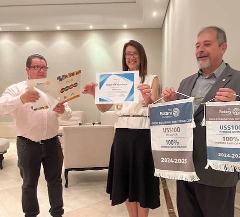 RCC GUABIROTUBA - RECONHECIMENTOS DA FUNDAÇÃO ROTÁRIA