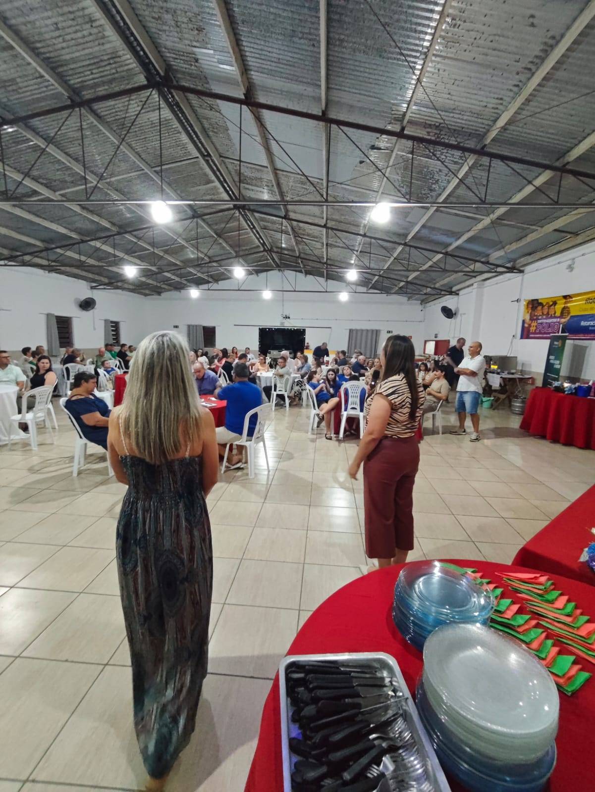 Noite de muito companherismo