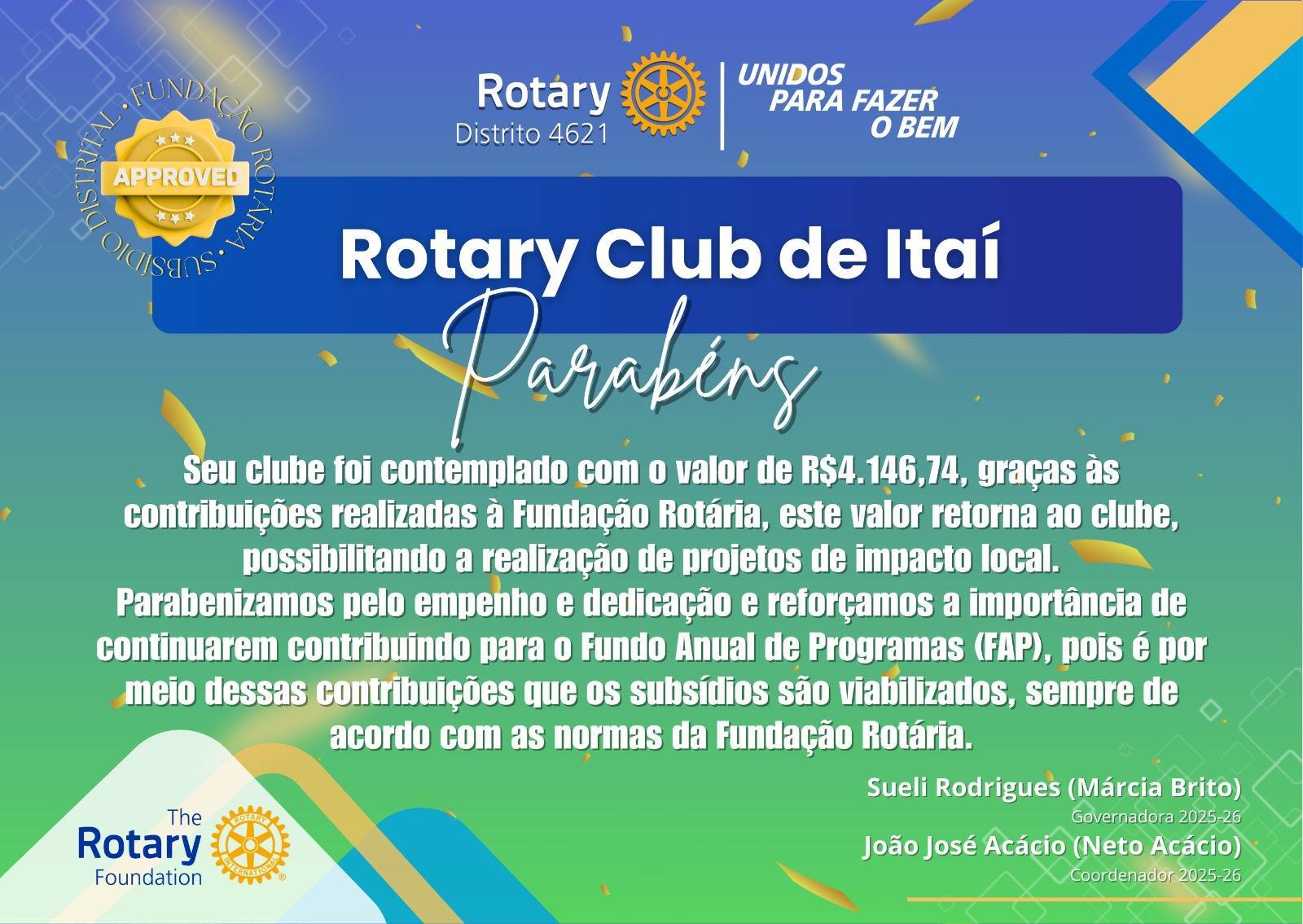 Subsídio Distrital 2025