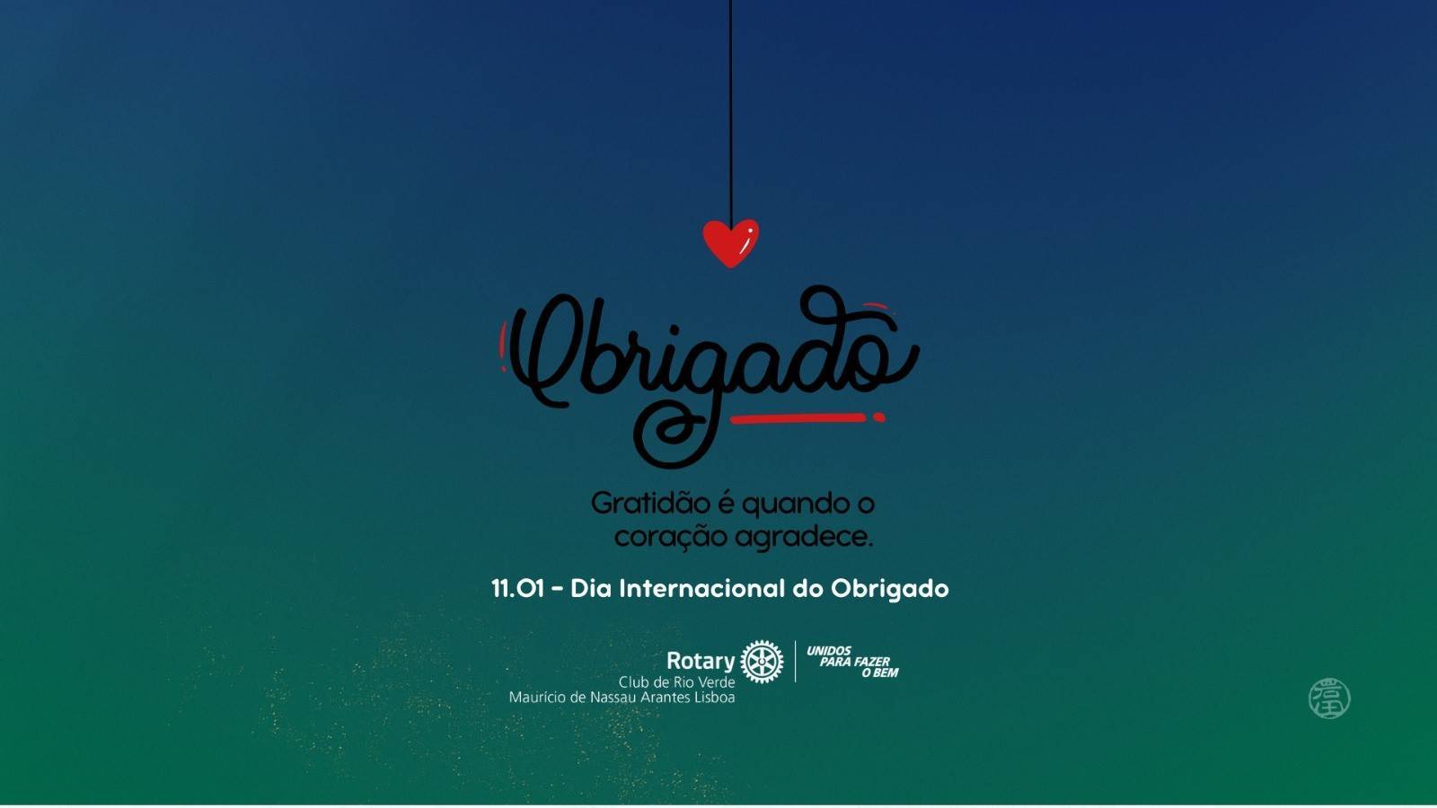 11 de janeiro – Dia Internacional do Obrigado 