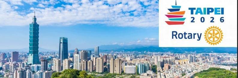 Rumo à Convenção do Rotary em Taiwan 2026!