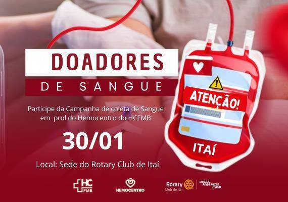 Atenção – Doadores de Sangue