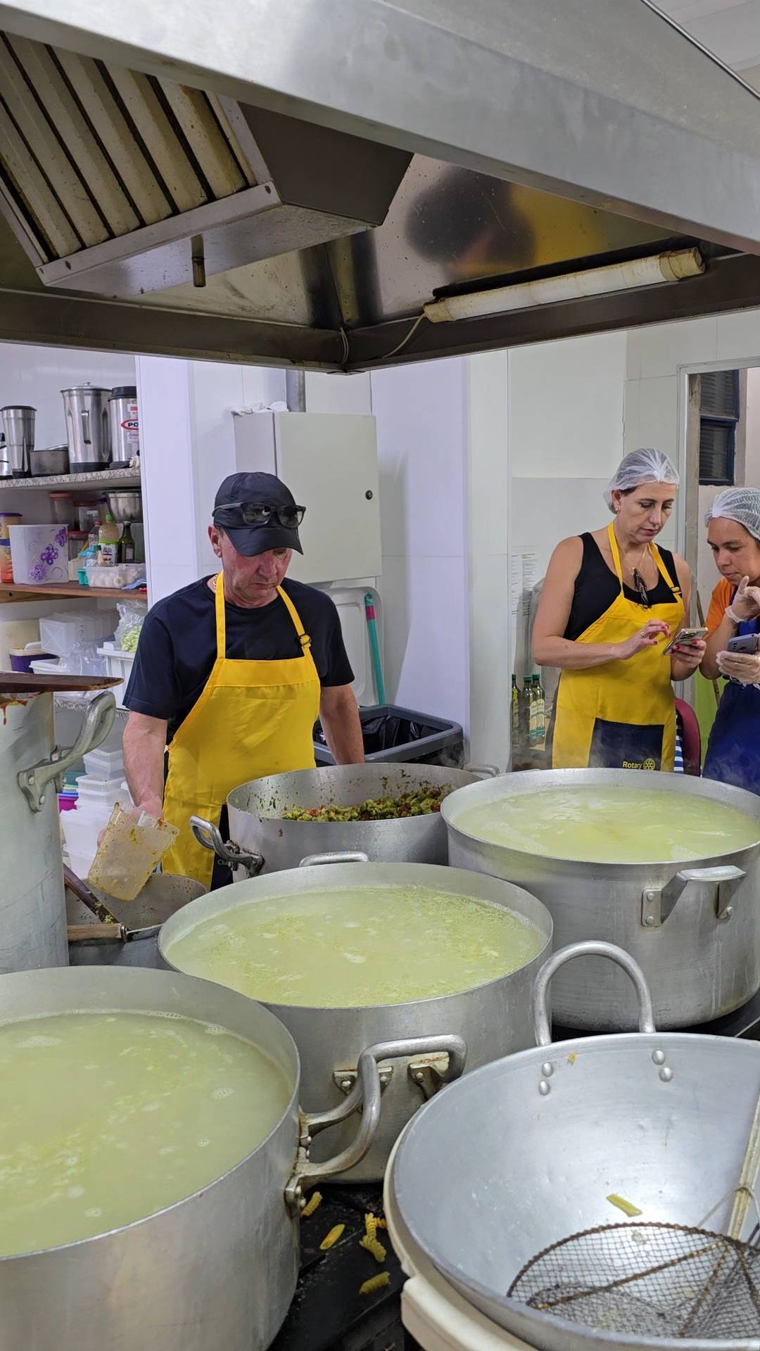 Almoço solidario Clinica Escola Integrar 