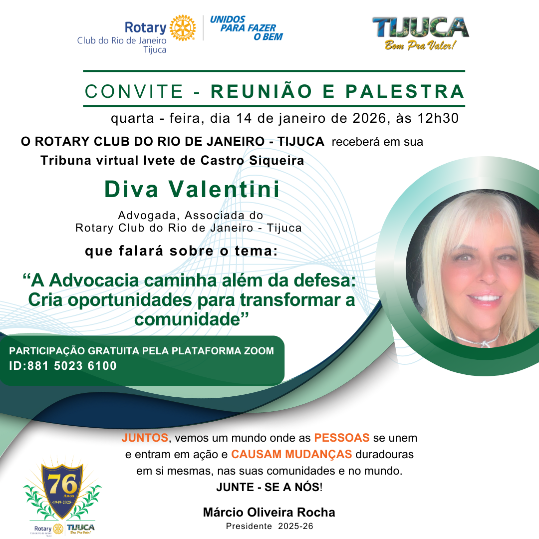 Por Siomara Castro Presidente da Comissão Distrital da Imagem Pública