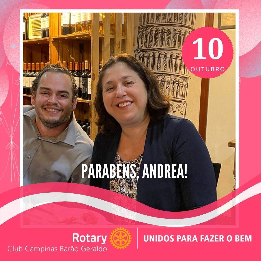 PARABÉNS ANDREA!