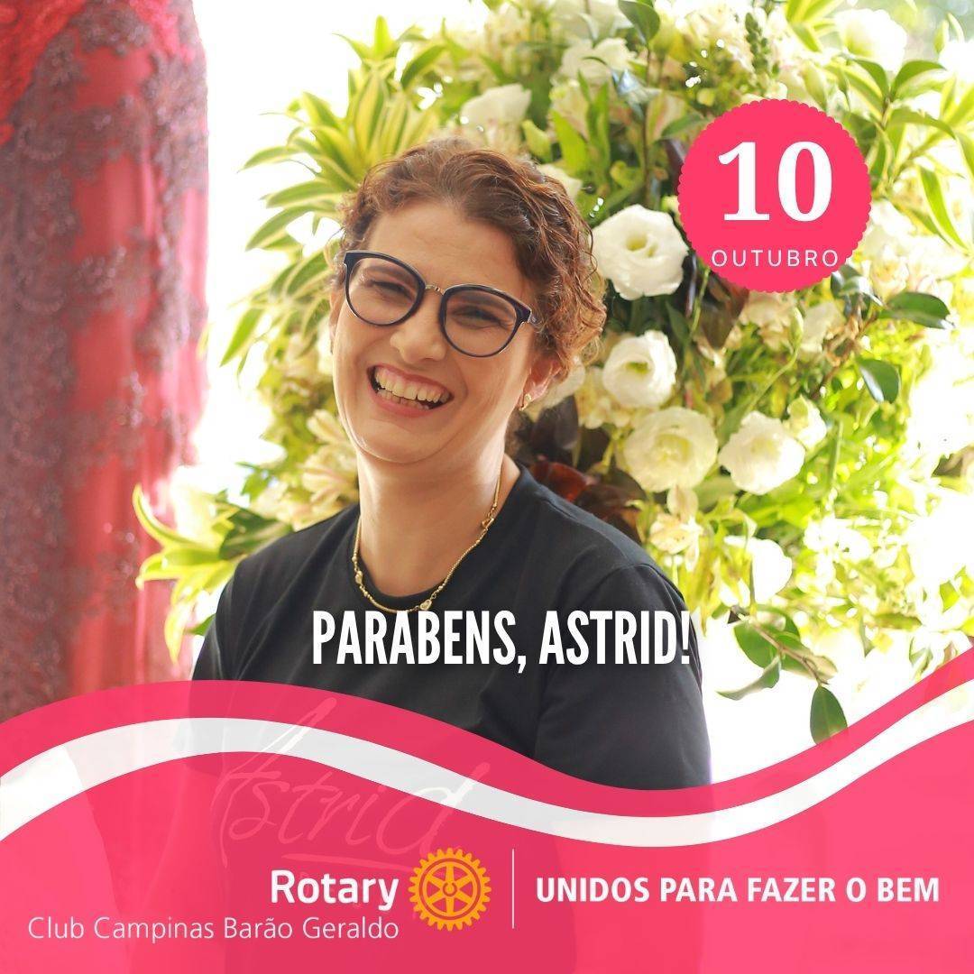 PARABÉNS ASTRID!