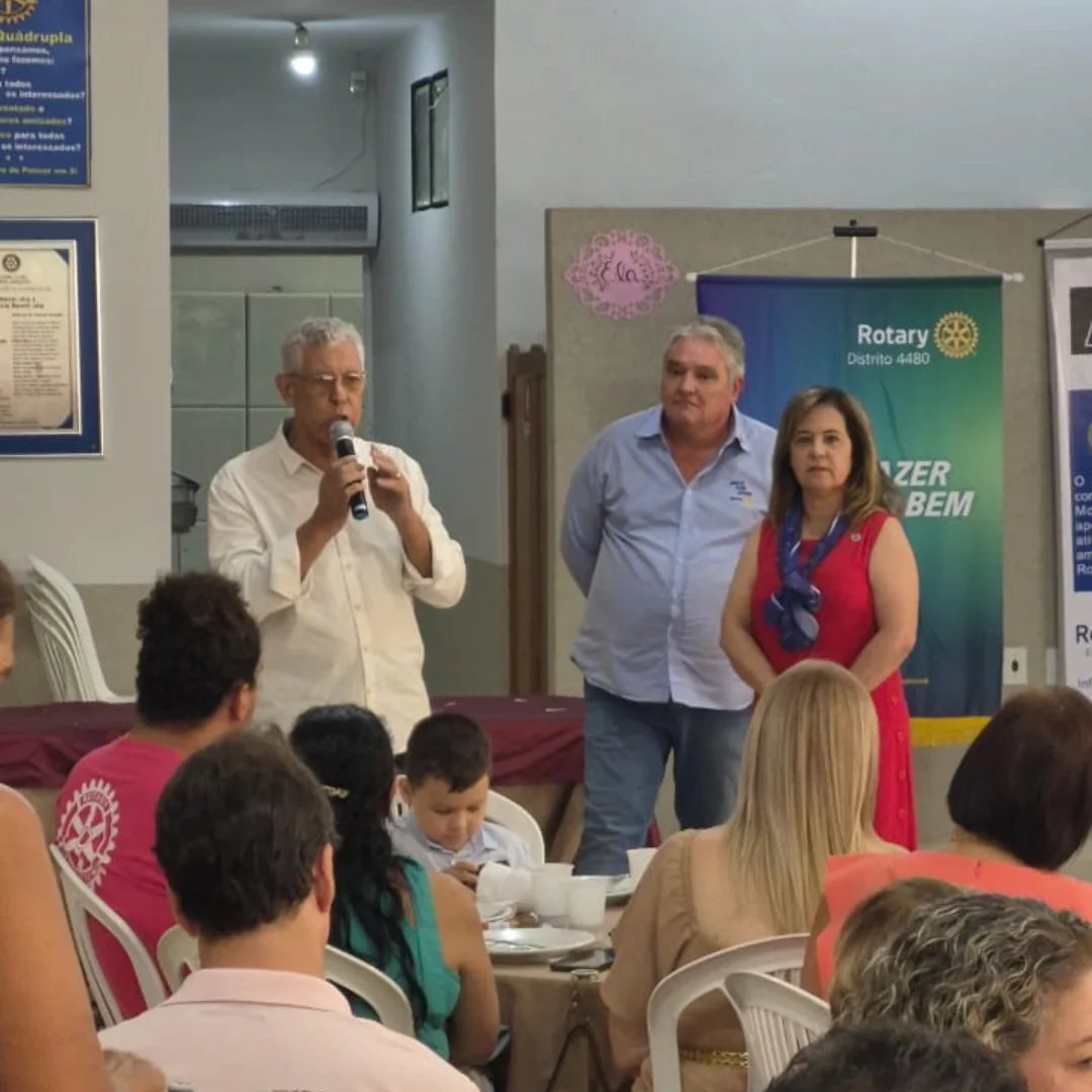 ROTARIANO JOÃO PASSOS DIVULGA EVENTO CULTURA E PAZ EM MONTE APRAZÍVEL