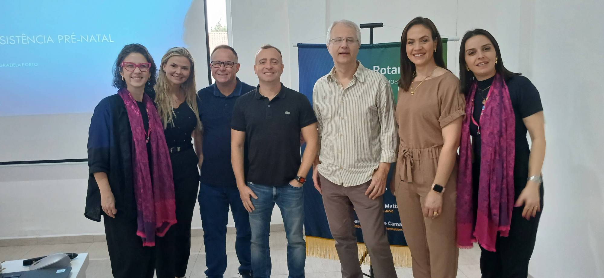 ROTARY CLUB DE TUBARÃO LUZ - CAPACITAÇÃO DA SAÚDE ACONTECEU NA ACART - COM APOIO DO ROTARY