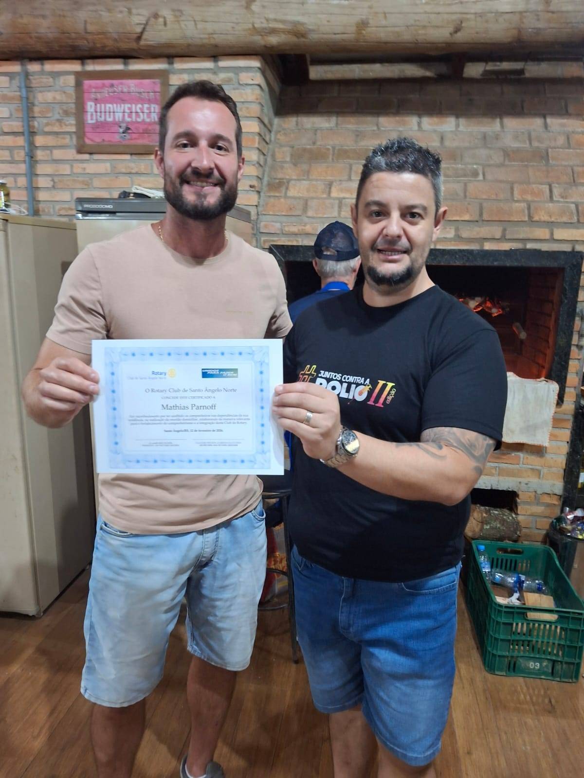 🌅🤝 Companheirismo à beira do Rio Ijuí anfitrião companherio Mathias Parnoff