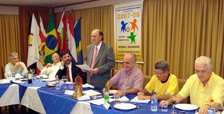 Alcântaro Corrêa, presidente da Fiesc, foi o principal debatedor