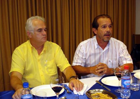 Foi um encontro de peso, com as participações do empresário Rui Altenburg, e do engenheiro Jorge Luiz Strehl, presidente do Sindicato da Indústria da Construção de Blumenau (Sinduscon).