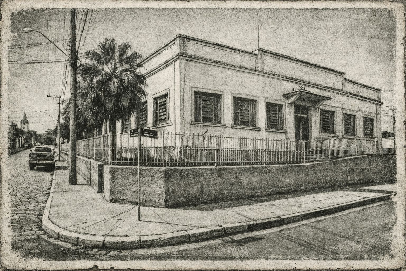 Sede do clube é referência na paisagem urbana, preservando memória e tradição.