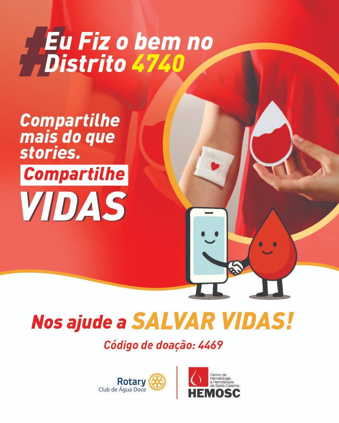 Juventude que inspira: Intercambistas lideram Campanha de doação de sangue