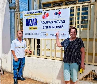 Ação realizada em 12 de novembro contou com doações da Riachuelo, apoio da comunidade e trabalho das damas da Casa da Amizade na organização das peças.