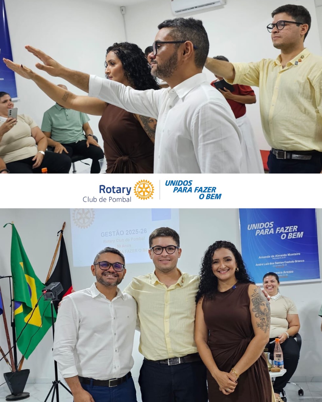 Novos associados/rotarianos! 