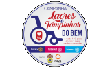 Logo da campanha Lacres e Tampinhas do Bem