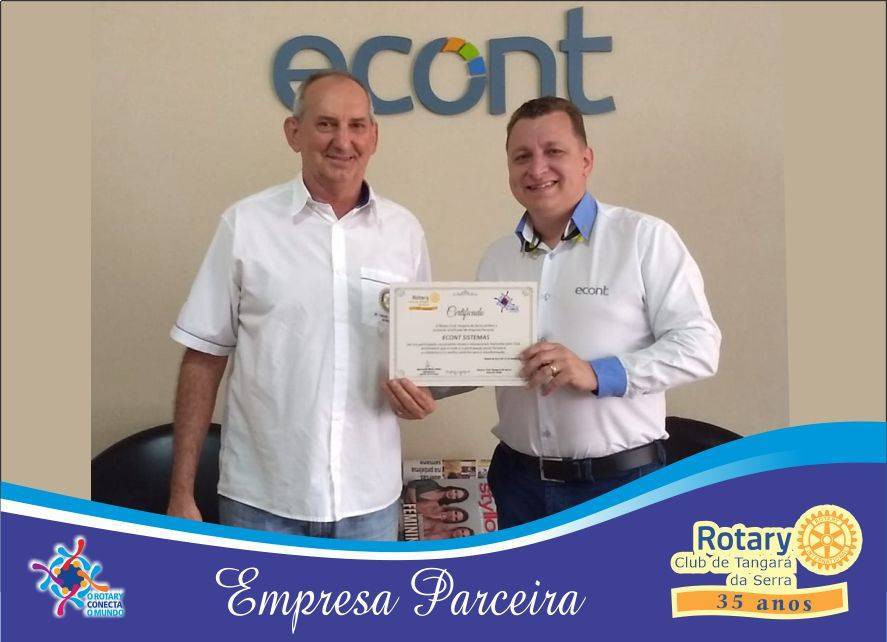 O Rotary Club de Tangará da Serra agradece a parceria.